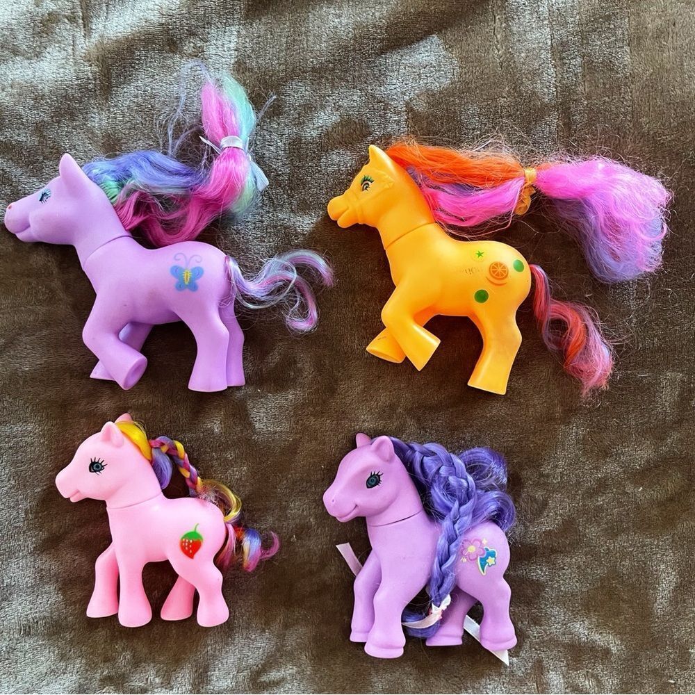Colorful Pony Toy Set Horse Braid Hair